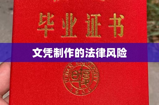桦甸文凭制作的法律风险